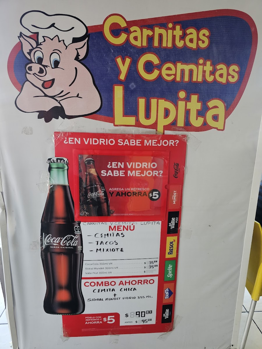 Carnitas Y Cemitas Lupita Menu - Image 1
