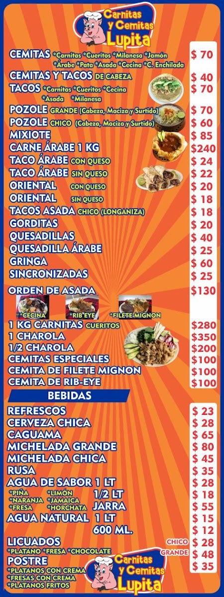 Carnitas Y Cemitas Lupita Menu - Image 6